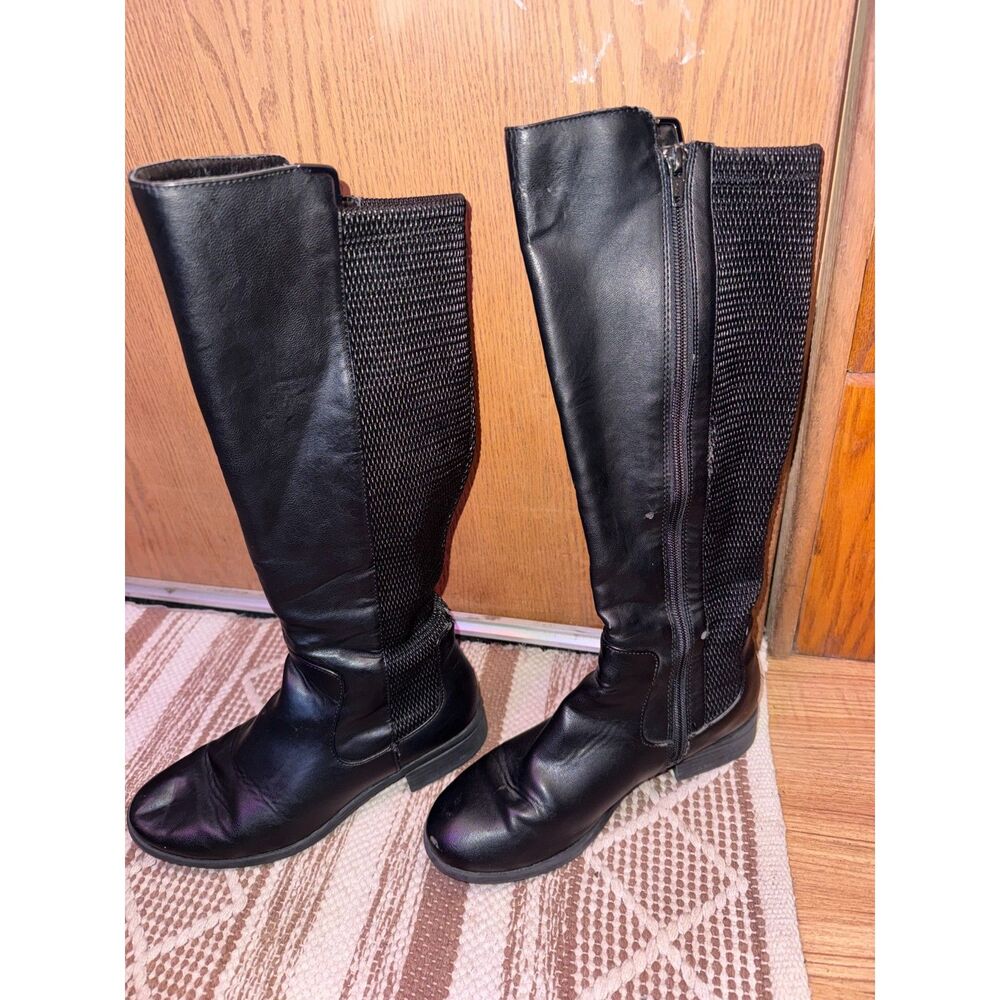 Tall Black Boots - Size 7.5 - Croft & Barrow